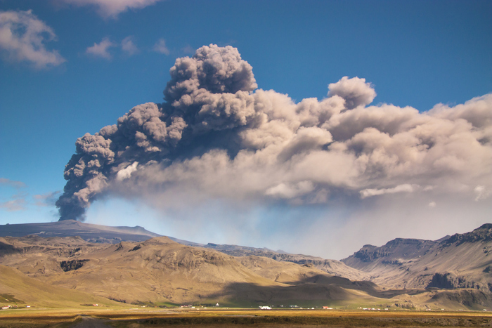 Eyjafjallajökull volkan patlaması