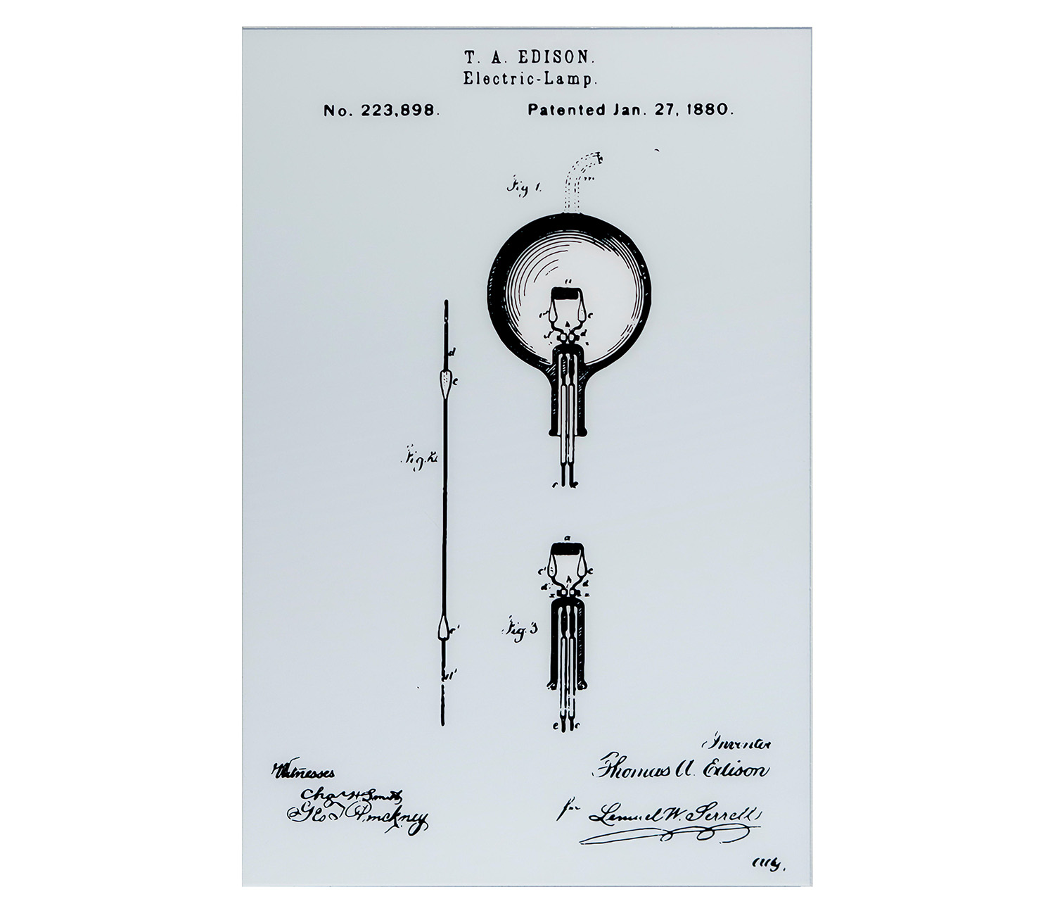 Thomas Edison’un 1880 yılında patentini aldığı ampul