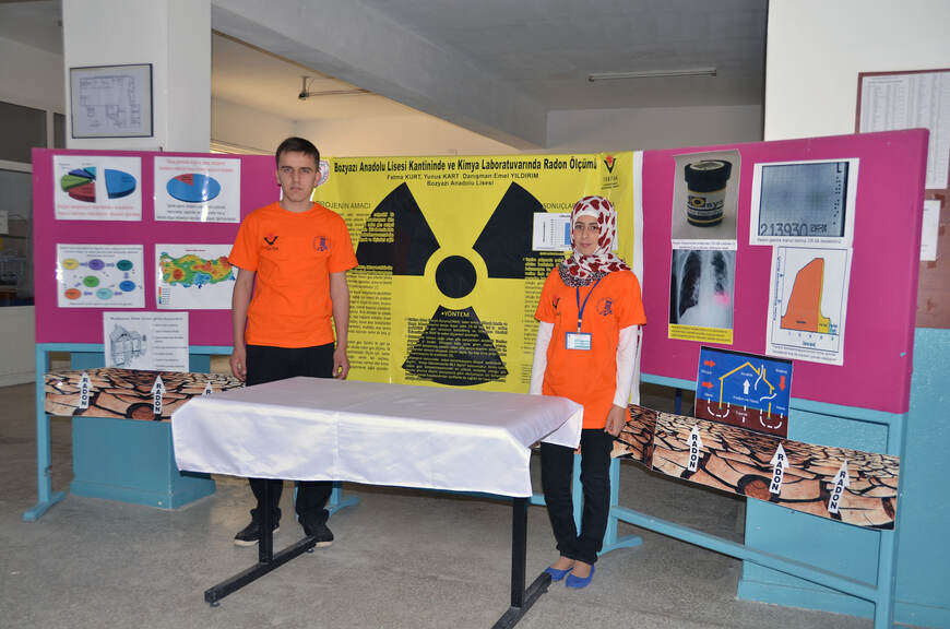 Bozyazı Anadolu Lisesi&#039;nde Radon Ölçümü