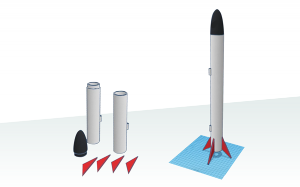 Tinkercad ile Model Roket Gövdesi Tasarlayalım