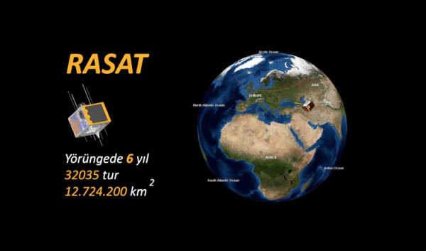 Uzaydaki Gözümüz RASAT 6. Yılını Doldurdu