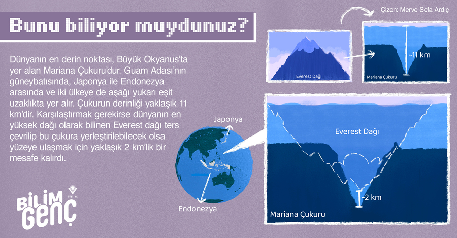 Dünyanın En Derin Noktası: Mariana Çukuru