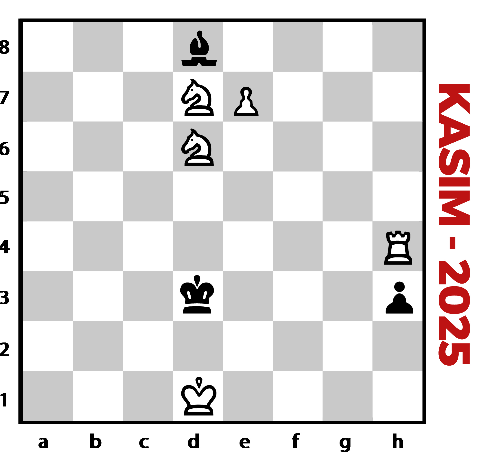 Kasım ayı satranç problemi