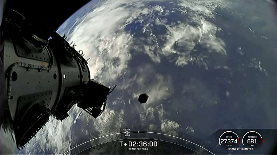 İMECE uydumuz 15 Nisan 2023’te SpaceX Falcon 9 roketiyle uzaya fırlatıldı. 