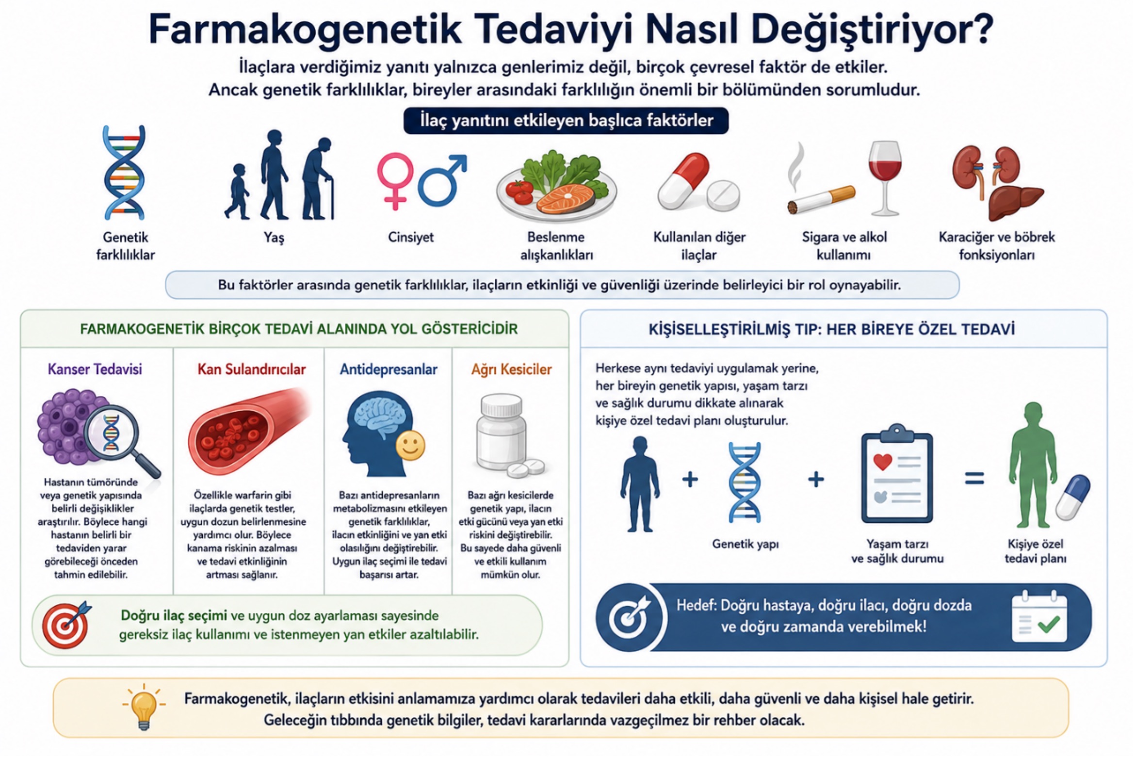 farmakogenetik tedaviyi nasıl değiştiriyor