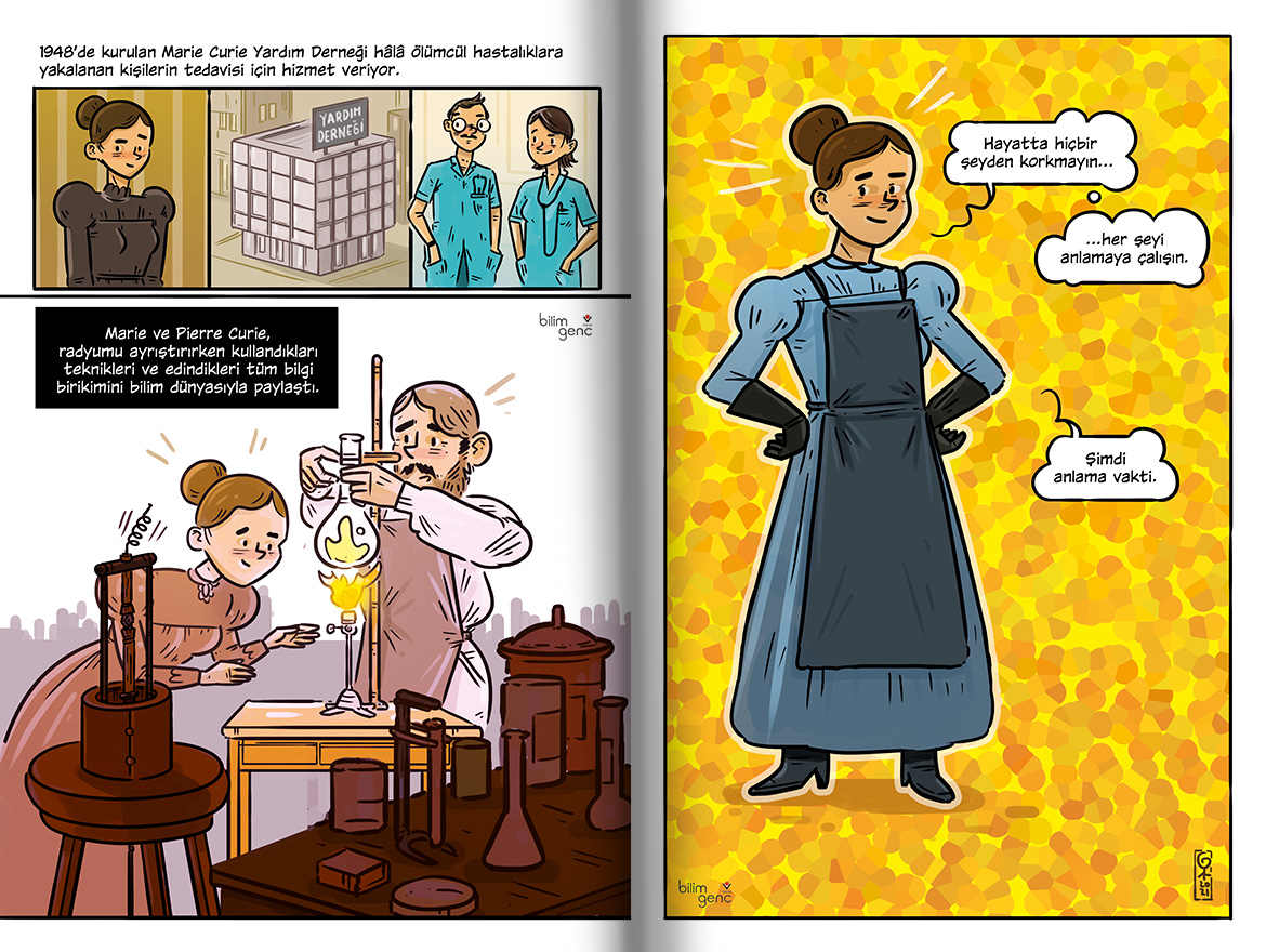 Bilim Çizgi Dizi - Bilime Adanan Bir Ömür: Marie Curie