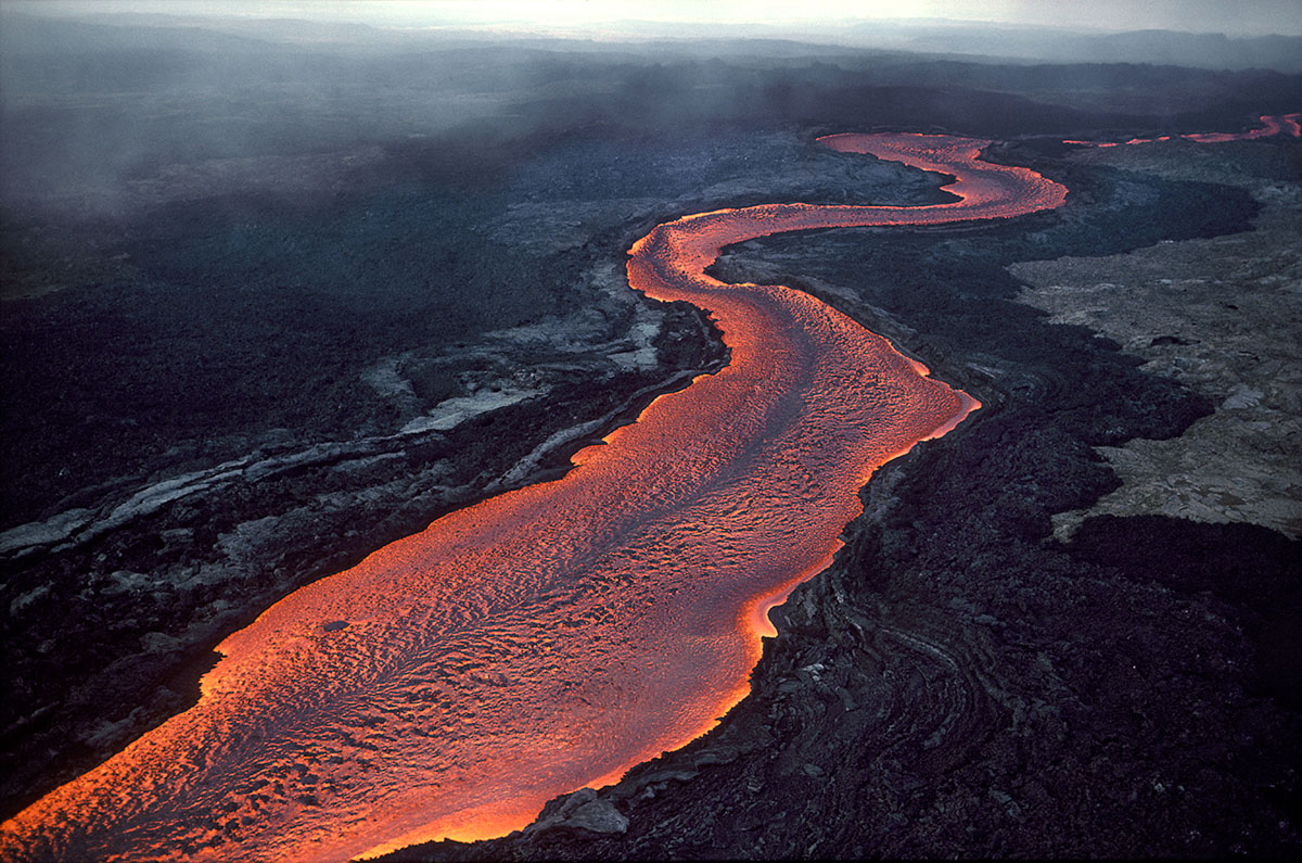 Mauna Loa’nın lav nehirleri