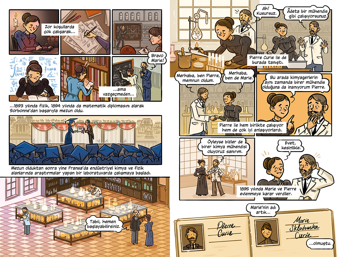 Bilim Çizgi Dizi - Bilime Adanan Bir Ömür: Marie Curie