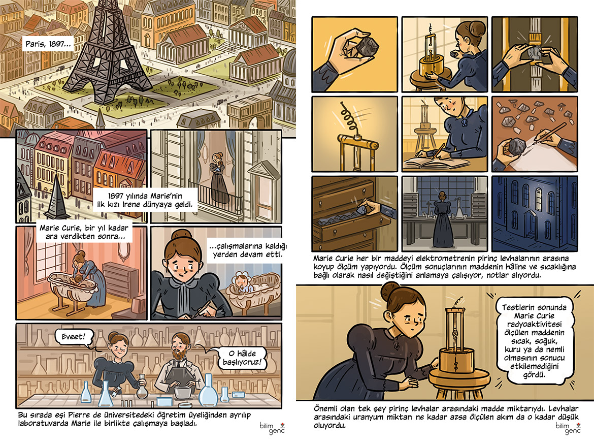 Bilim Çizgi Dizi - Bilime Adanan Bir Ömür: Marie Curie