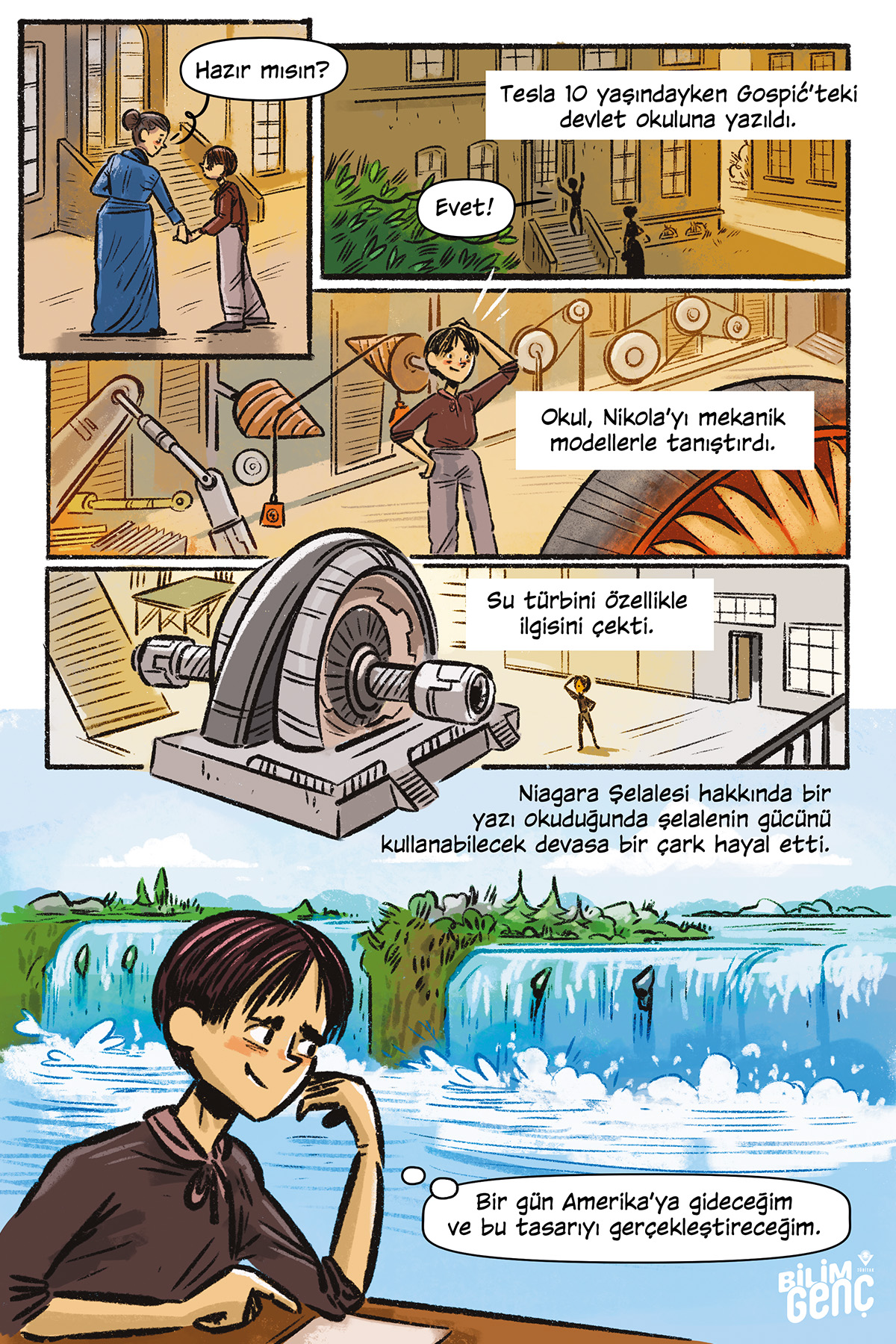 Bilim Çizgi Dizi - Nikola Tesla