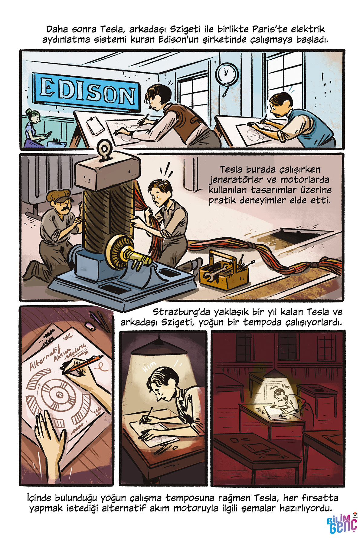 Bilim Çizgi Dizi - Nikola Tesla