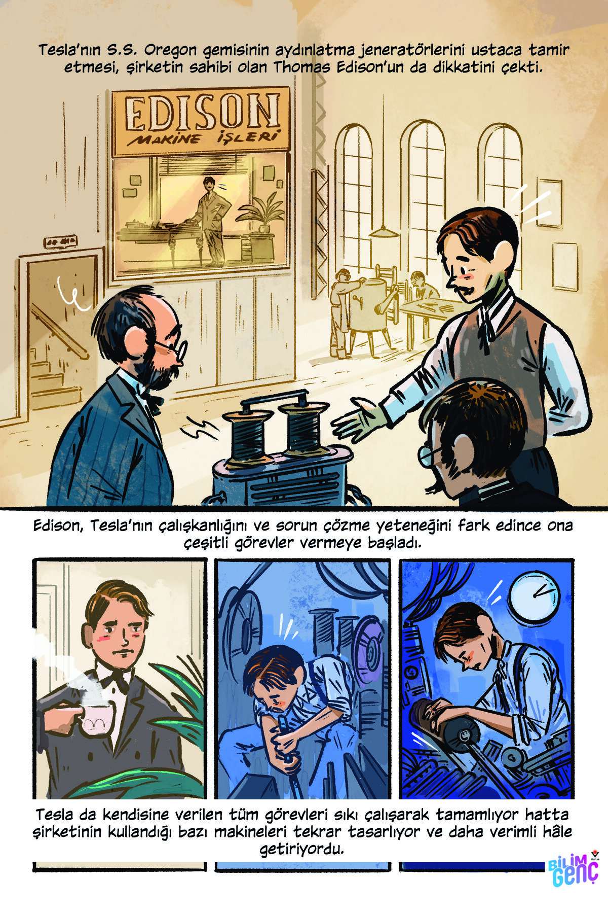 Bilim Çizgi Dizi - Nikola Tesla