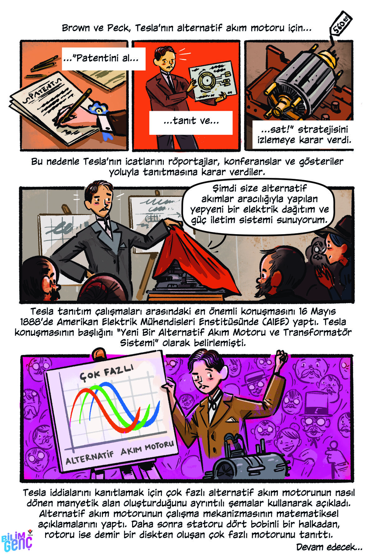Bilim Çizgi Dizi - Nikola Tesla