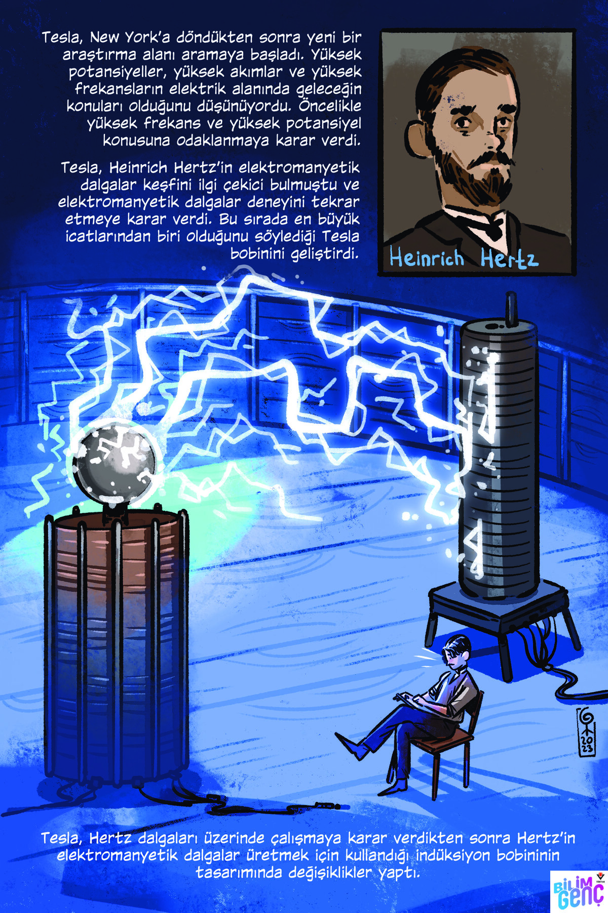 Bilim Çizgi Dizi - Nikola Tesla