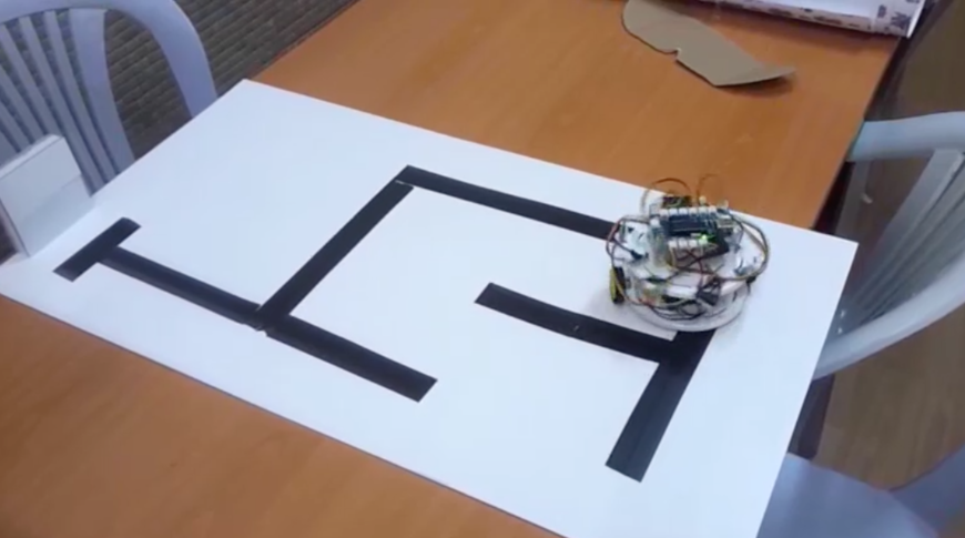 Çizgi Labirent Çözen Robot