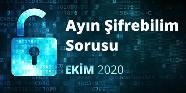 Ayın Şifrebilim Sorusu - Ekim 2020