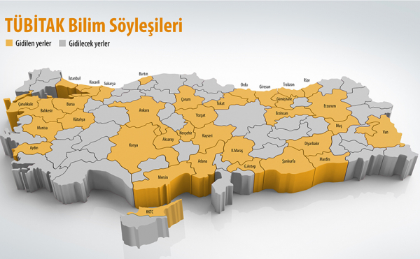 2016’da Bilim Söyleşileri Kapsamında 15.000’e Yakın Öğrenciye Ulaşıldı