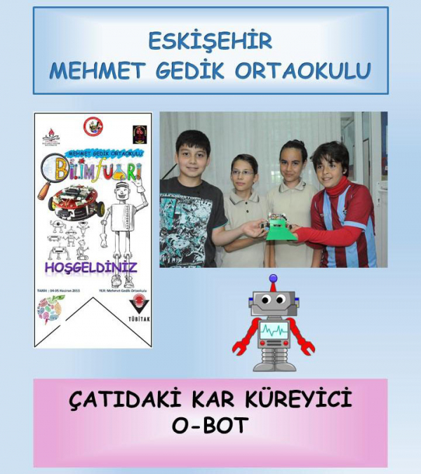 Çatıdaki Kar Küreyici Robot