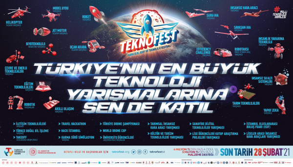 TEKNOFEST 2021 Heyecanına Sen de Katıl!